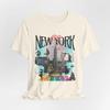 New York Mixed Media T Shirt Nyc Retro Vintage Art Travel Nyk City