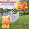 2 Pcs Worship Flag Soft Polyester Praise Dance Flag with Telescopic Rod and Organizer Bag for Girl Adult Beginner Dancer