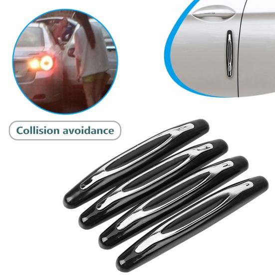 4 шт., автомобильная отделка, защита края двери, защита от царапин, декоративная полоса, наклейка