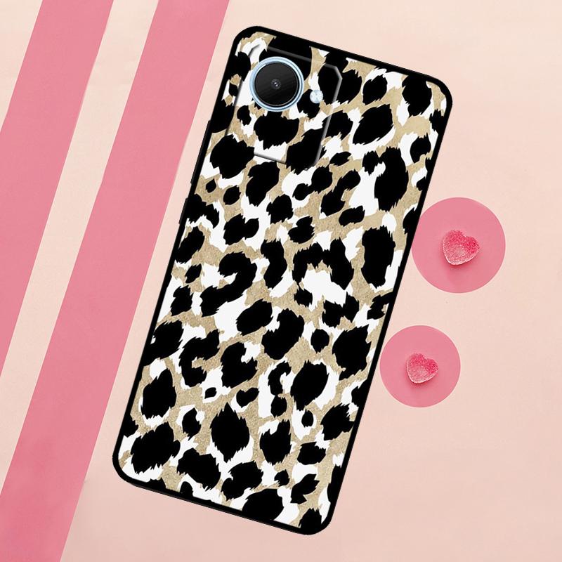 Leopard Skin Case For Realme 11 Pro Plus 10 9 GT Neo 5 3 3T C11 C15 C25s C21Y C30 C31 C33 C35 C53 C55