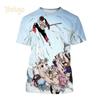 Fairy Tail T-shirt Classic Anime Men and Women 3D T-shirt Casual O-neck Printed Men and Women Short-sleeved T Shirt for Men
