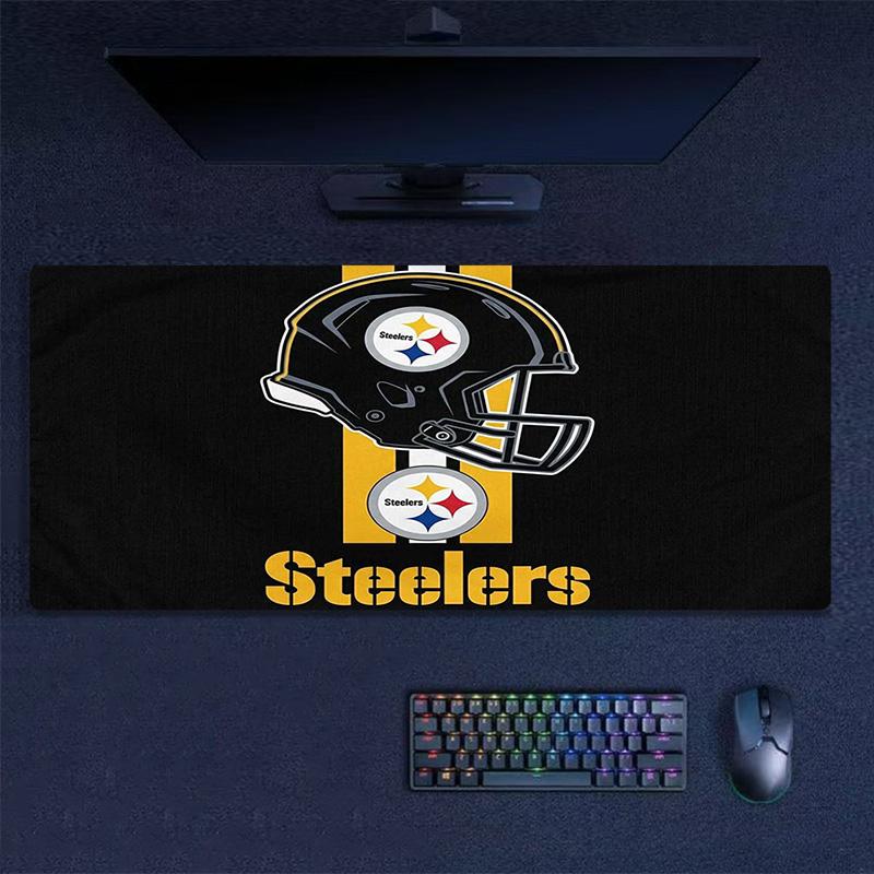 Pittsburgh Steelers Color Mouse Pad Large Gaming Table Cushion Non-slip Laptop Tablet Big Mousepad XXL Mat Mini PC Playmat With Lock edge