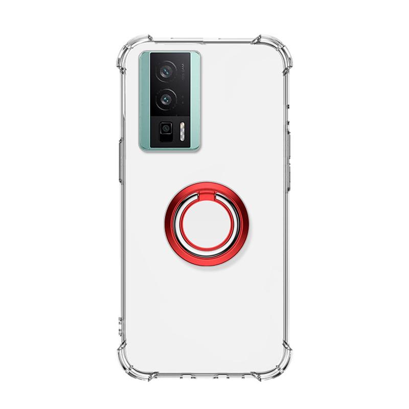 Для Xiaomi Redmi K60 Pro K50 K40 K30 K20 Pro Ultra Gaming K50i K40S K30i Кольцо-подставка-держатель Кронштейн Прозрачная задняя панель телефона Мягкий силиконовый чехол