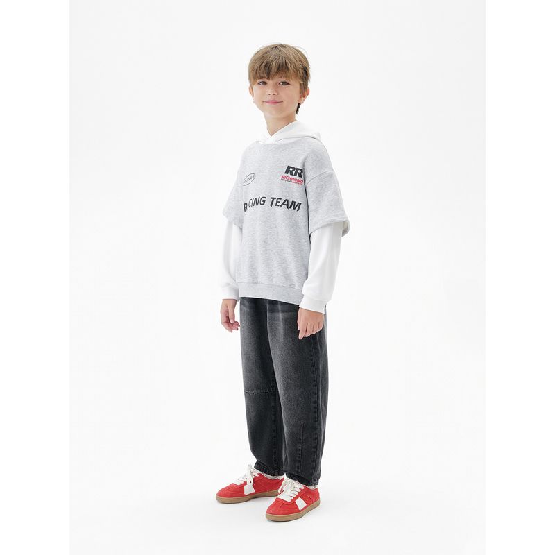 Mark Jenny Boys' Fashionable and Stylish Denim Balloon Pants Children's Pants 2026 Spring New Style 551282