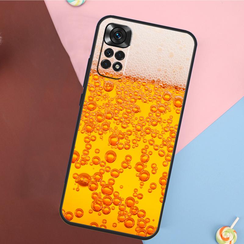 Чехол-крышка для телефона Xiaomi Redmi Note 13 Pro 14 12 11 9 10 9S 10S 11S 12S Redmi 10C 12C 13C 14C с рисунком "Бокал пива"