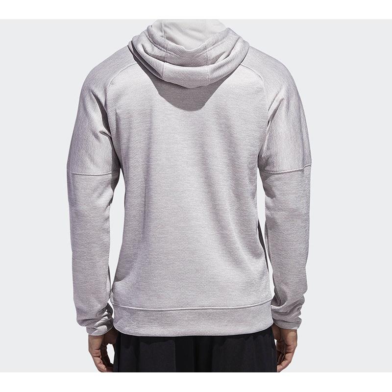adidas Large logo Printing Pattern Pullover Gray Men's DH9017