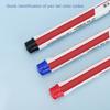 Yousheng 5Pcs Long Head Deep Hole Markers Carpenter Ink Marker Pens Quick-Drying Waterproof Colorful Carpenter Pens Marking Tools