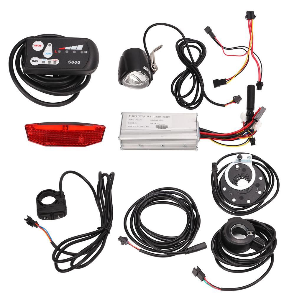 Комплект контроллера 36 В 48 В 750 Вт 25 А, дисплей S800, передний/задний свет, конфигурация переключателя 2 в 1 для электродвигателя 750 Вт