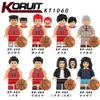 Kt1060 Slam Dunk Series Miniature Building Block Sakuragi Flower Path Liuchuan Maple Basketball Master Educational Toy Bag