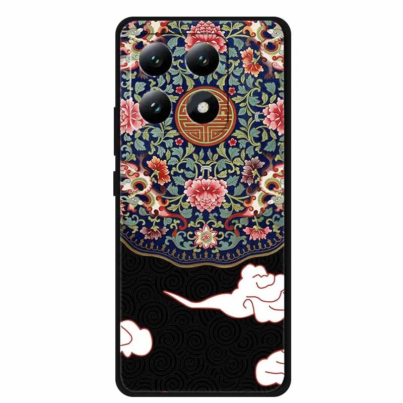 Для Xiaomi 17 3D Чехол Рельефные Цветы Funda Рельефные Цветы Coque Силиконовый Мягкий Задний Чехол Для Телефона Для Xiaomi17 pro max ТПУ Пара