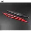 Carbon Fiber headlight Cover Eyelids Eyebrows For Toyota Crown 12th 2004 - 2008 CROWN Royal Saloon front decorative sticker 2pcs