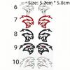 Leopard Head Badge Sticker Front Grill Side Fender Rear Trunk Emblem Decal Cars Accessories