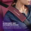 Car Seat Safety Belt Pad Ice Silk Shoulder Strap Shoulder Cover For Citroen Grand Berlingo Jumper Celysee Xsara Picasso Aircross