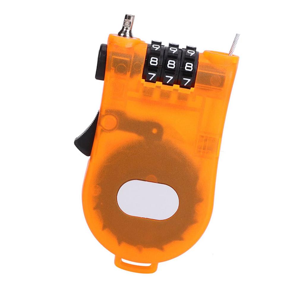 Мини Кодовый Замок на Шнурке с Защитой от Кражи Водонепроницаемый Выдвижной Замок для Мотоциклетного Шлема для Шкафов Ящиков для Инструментов