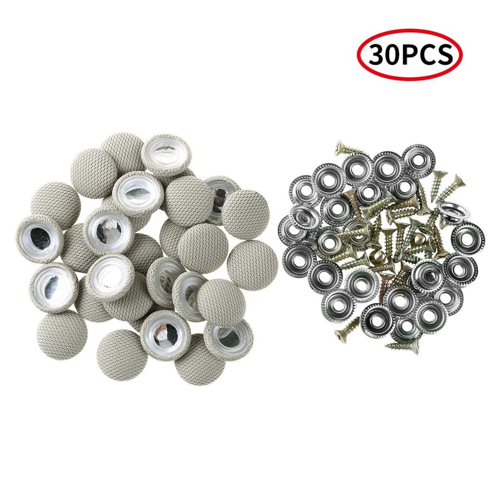 30 шт. крепежи для крыши автомобиля, внутренняя потолочная ткань, крепежный винт, крышка для ремонта крыши, пряжка, ткань, верхние крепежи, ремонтные навесы для автомобиля