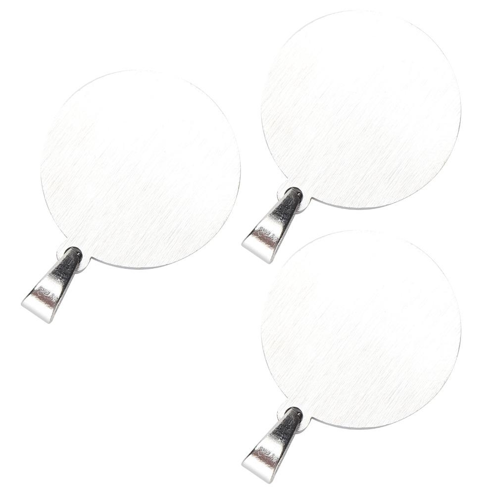10pcs 20mm Size Round Pendant Tray Stainless Steel Material Blank Pendant Tray Necklace Making
