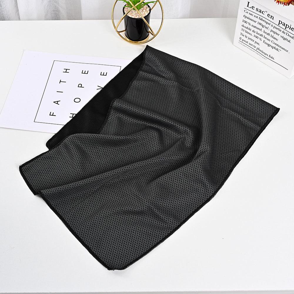 Cooling sports towel for running, badminton, yoga, sweat-absorbing and quick-drying towel, gym sweat towel, ice-cool towel, 2-pack