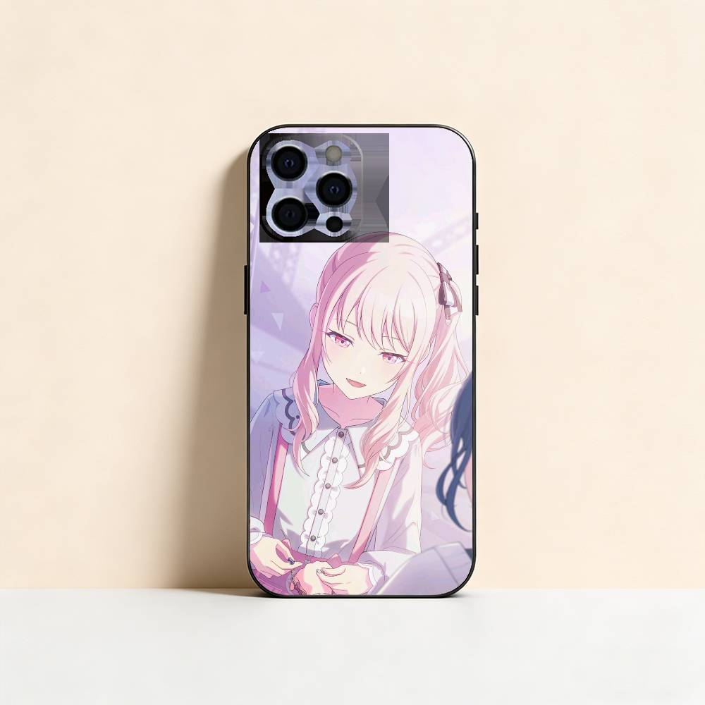 Чехол для телефона P-Project S-SEKAI Mizuki Akiyama Для iPhone 17,16,15,14,13,12,11 Plus,Pro Max,XS,Мягкий силиконовый черный чехол