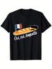 Women's T Shirt Men Vintage Oui Oui Baguette" French Bread Lover Tee Cotton Short Sleeve Unisex Harajuku All-season Oversize Top