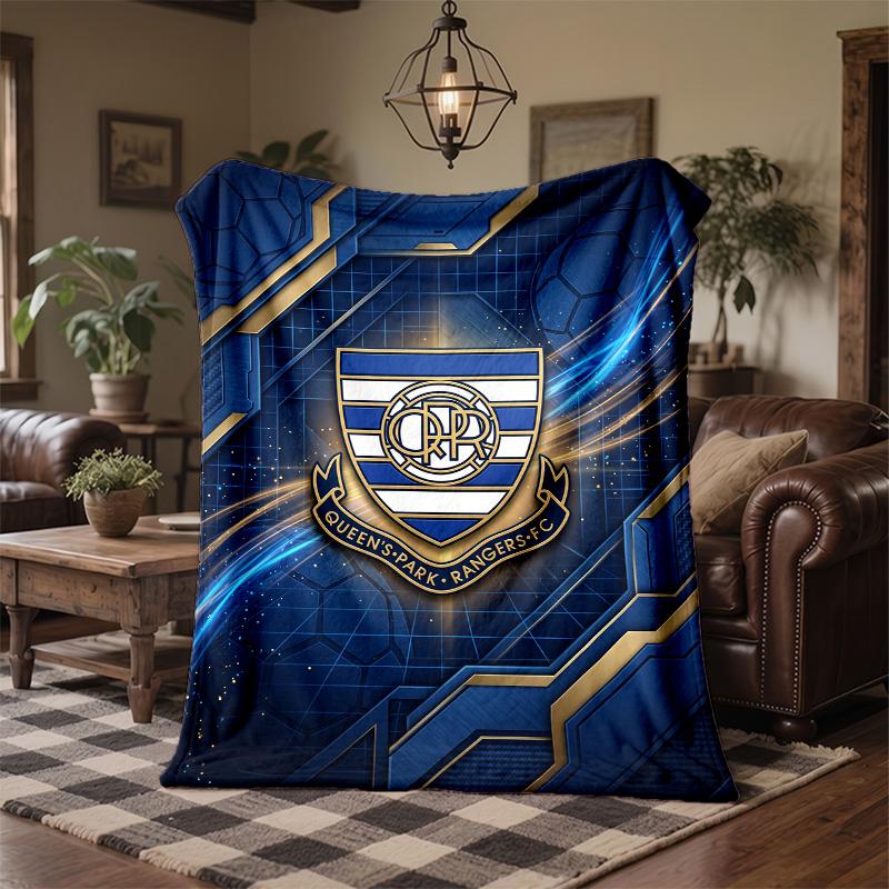 Queens Park Rangers Football Print Flannel Blanket Soft Warm Sofa Bed Throw Blanket For Home Office Bedroom