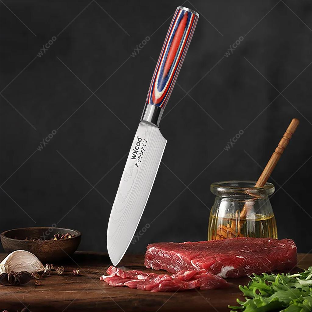 Кухонный нож для нарезки фруктов, топорик, нож для разделки мяса, нож для нарезки мяса, кухонные универсальные ножи из нержавеющей стали с подарочной коробкой