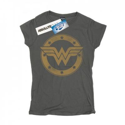 Женская/дамская футболка Wonder Woman Shield из хлопка