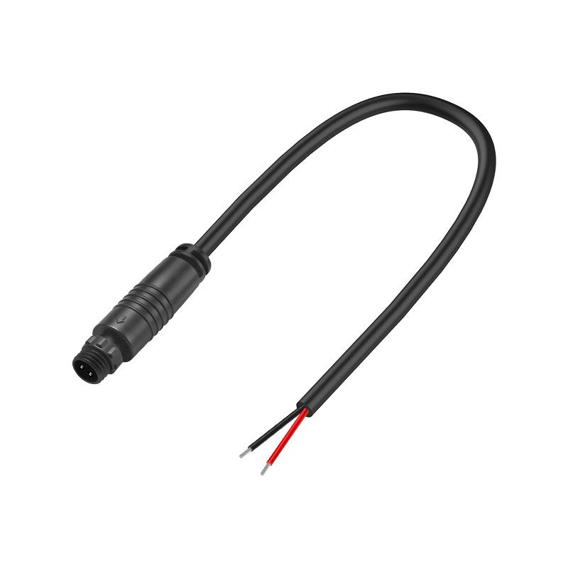Авиационный штекер M8 IP67 Водонепроницаемый Кабель питания 24AWG для подключения датчика электромотоцикла/автомобиля