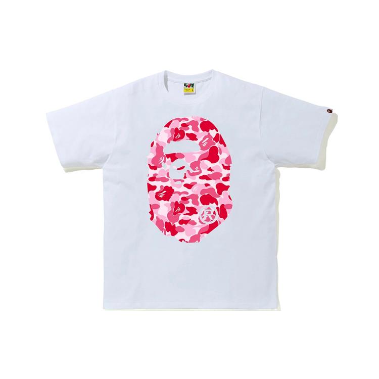 Bape Эксклюзив онлайн Большая голова обезьяны Bapec Футболка 1H80-110-005