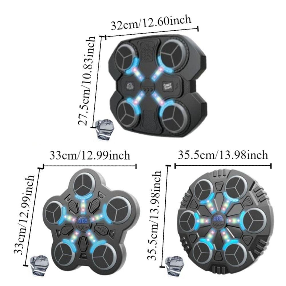 Электронный боксерский тренажер с шумоподавлением, настенная электронная боксерская мишень, вечеринка с друзьями