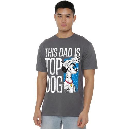101 Dalmatians Unisex Adult This Dad Is Top Dog T-Shirt