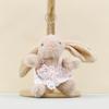 Cute Rabbit Plush Toy With Short Pile For Backpack Decor And Gifts