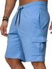 Мужские короткие спортивные брюки с карманами для спортивной одежды, спортивные шорты для мужчин, шорты для тренировок, полубрюки для фитнеса и отдыха, спортивные шорты для бега
