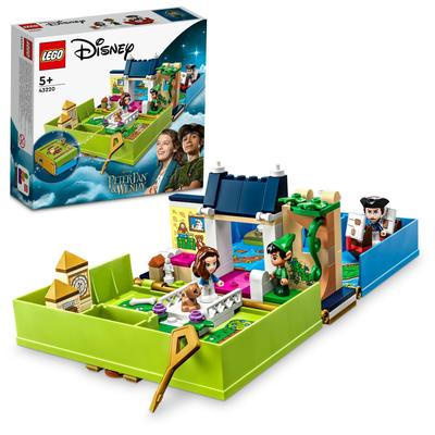 Конструктор LEGO Disney Princess История приключений Питера Пэна и Венди 43220 Игрушечные строительные блоки Подарок Приключение Фэнтези Девочки Возраст 5+