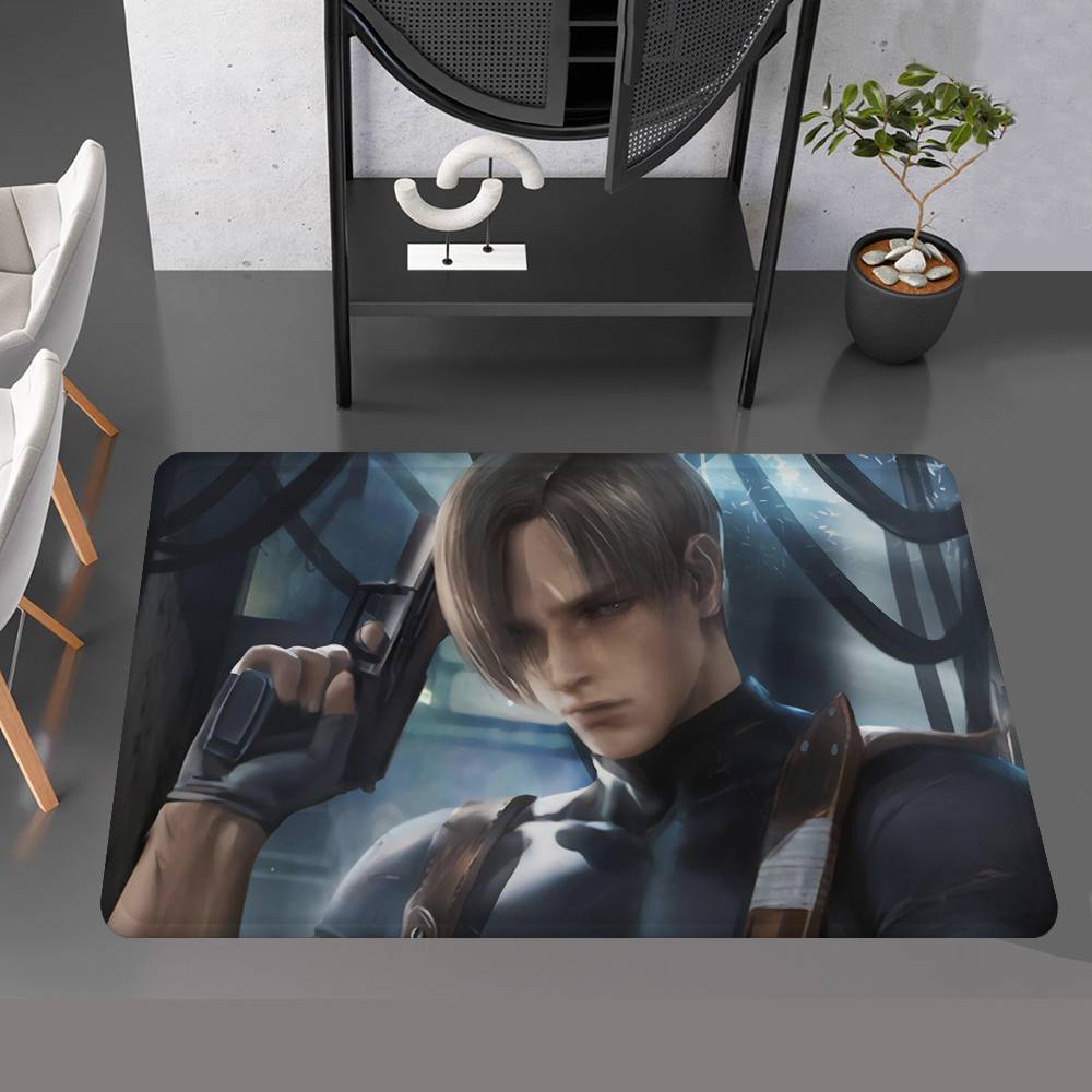 Game Character L-Leon S-Scott K-Kennedy Entrance Door Mat Nordic Style Home Doormat Bathroom-Toilet Mats Bedroom Hotel