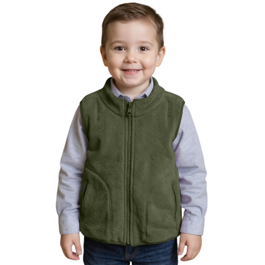 Children's Vest  Fleece Vest  And Winter Plus Velvet Thickened Waistcoat Children's Vest