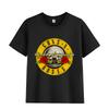 Модная детская футболка с принтом Rock Band Gun N Roses, одежда для девочек, летняя хлопковая футболка с коротким рукавом для мальчиков, детская одежда