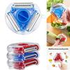 1Pcs 3 In 1 Multifunctional Peeler Magic Trio Peeler Set Slicer Shredder Julienne Cutter Peel Blade Zester Grater Kitchen Tool