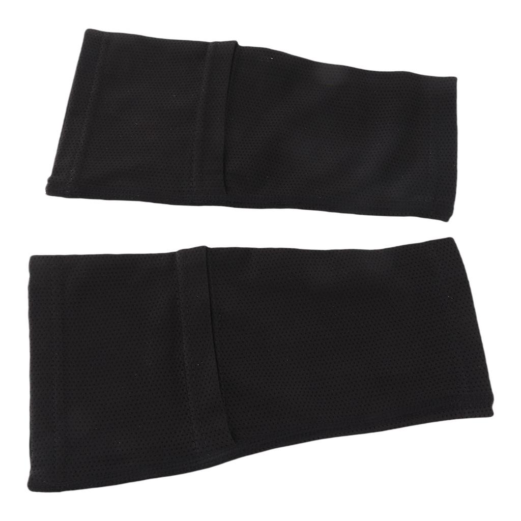 1 Pair Soccer Shin Guards Sleeves Prevent Slip Double Layers Football Compression Calf Sleeves L