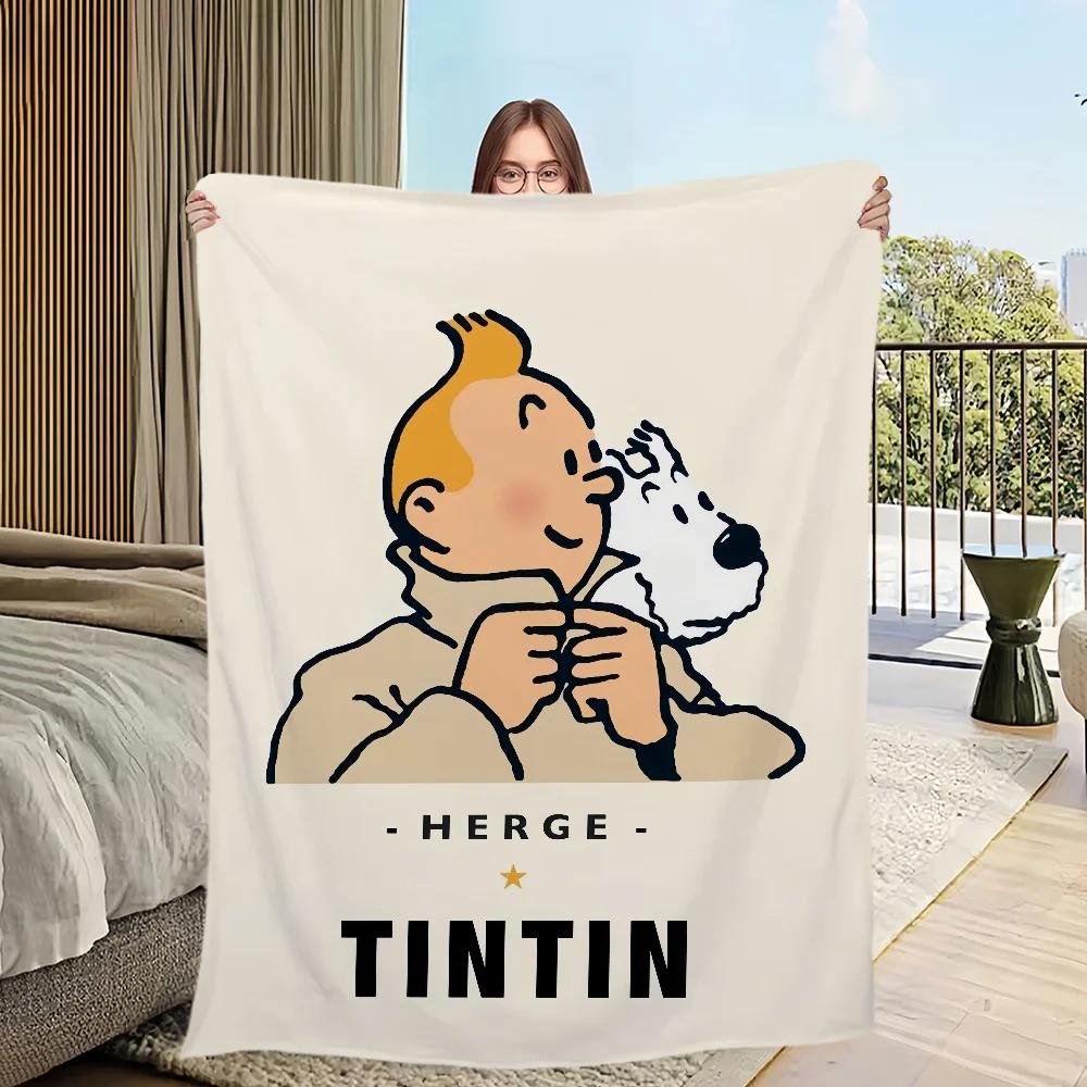 Cozy Warm Soft Plush Throw Blanket Perfect Cartoon Gift for Living Room Bedroom Office and Sofa