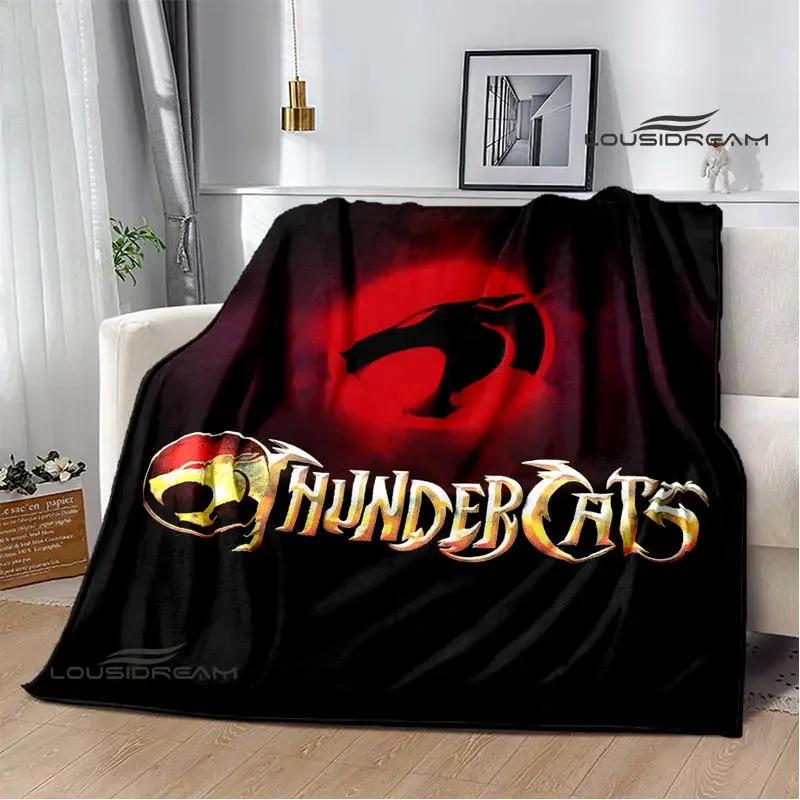 Плед с принтом мультфильма Thundercats Плед для пикника Теплые фланелевые пледы Домашние постельные принадлежности пледы для кроватей Подарок на день рождения