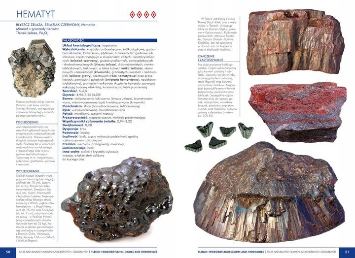 Atlas Naturalnych Kamieni Szlachetnych I Ozdobnych 120 Minerałów I Skał Tw
