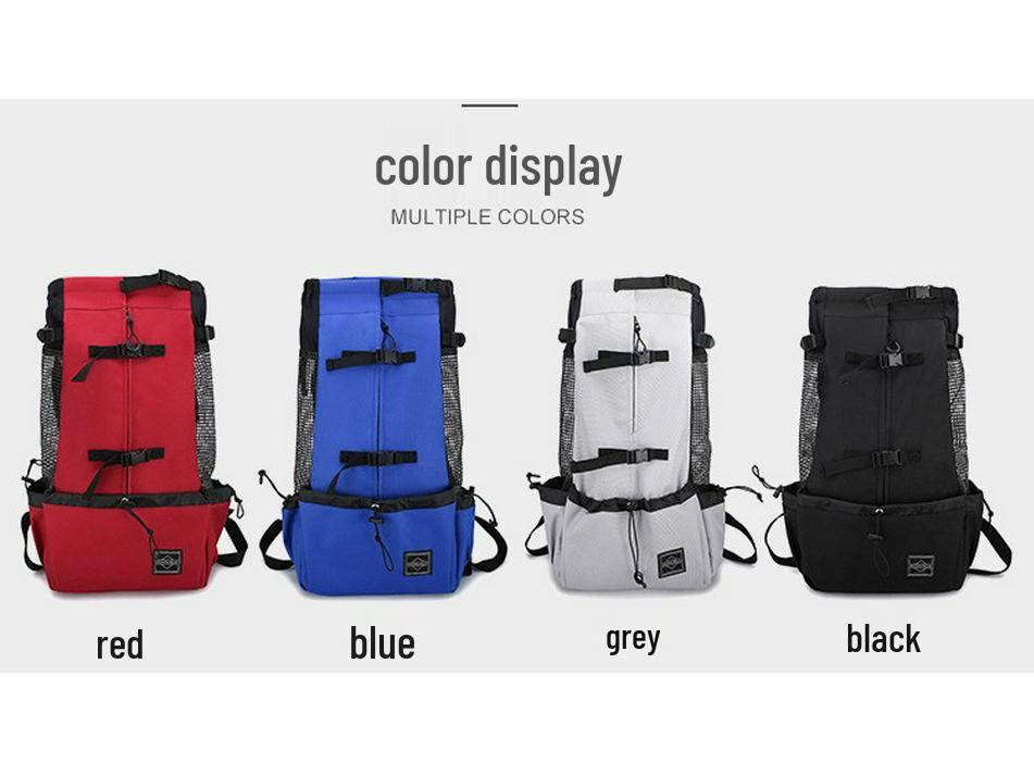 Двухплечевой туристический рюкзак для питомцев с вентиляцией для собак – Моющийся, идеально подходит для велопрогулок и покупок на свежем воздухе