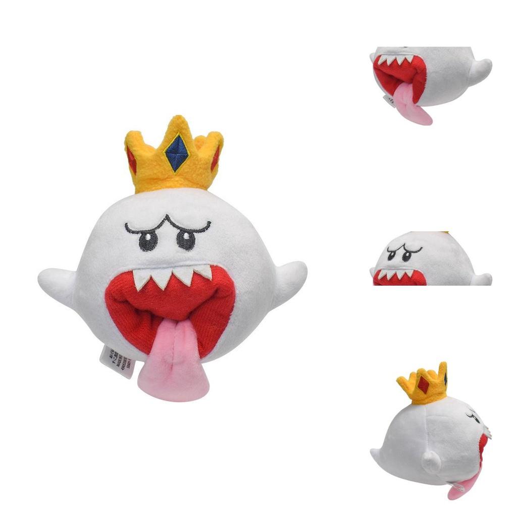 Soft Super Mario King Boo Talking Plush Toy Stuffed Doll 17cm