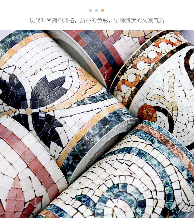 Мозаичный плинтус, угловая наклейка на стену, ванная комната, офис, стекло, линия талии, домашний декор, водостойкий пол, волновод, художественные обои