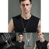 Cool Fox Head Pendant Necklace For Men Retro European American Hip Hop Style Fashion Jewelry