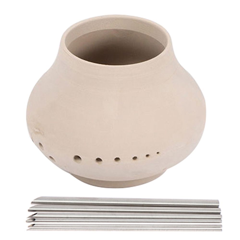 6pcs/set Handcraft Circle Hole Clay Tool Pottery Cutting Hole Puncher Sculpture Modeling Ceramic