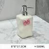 Керамическая бутылочка для мыла с инкрустацией из драгоценных камней, роскошный декор для кухни, ванной комнаты, дозатор шампуня, бутылки с гелем для душа, аксессуары для дома