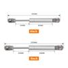 6/8inch Gas Springs 100N Gas Struts Lift Supports Shocks Soft Close Hinges Furniture Cabinet Door Lid Stay for Storage Box Strut