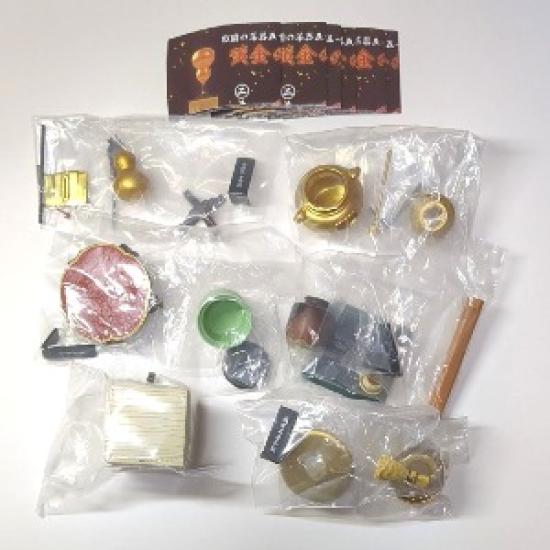 Сэнгоку но Чаки 5 Золотых Чайных Принадлежностей – Полный Полный Набор из 6 (Toys Cabin, Капсульная игрушка, для демонстрации / Модель Н/Д)