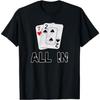 Hold Em Shove 7 2 Смешная футболка для покера